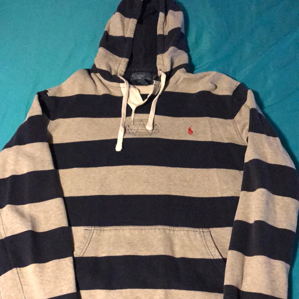 Hooded Polo Sweater
